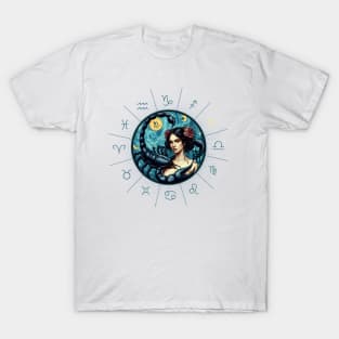 ZODIAC Scorpio - Astrological SCORPIO - SCORPIO - ZODIAC sign - Van Gogh style - 9 T-Shirt